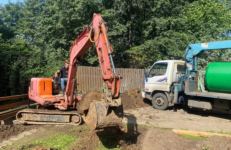 Монтаж газгольдера Спецгаз 6600 л в Юрьев-Польском под ключ для частного дома