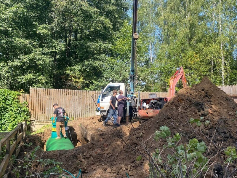 Монтаж  подземного газгольдера Спецгаз 6600 л в Юрьев-Польском под ключ